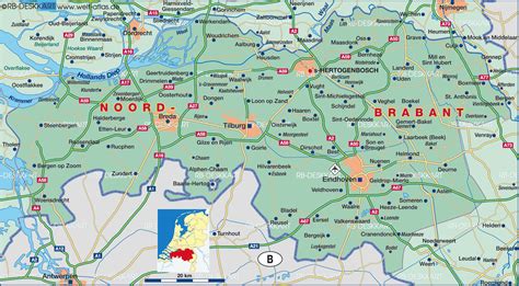 oss north brabant map.